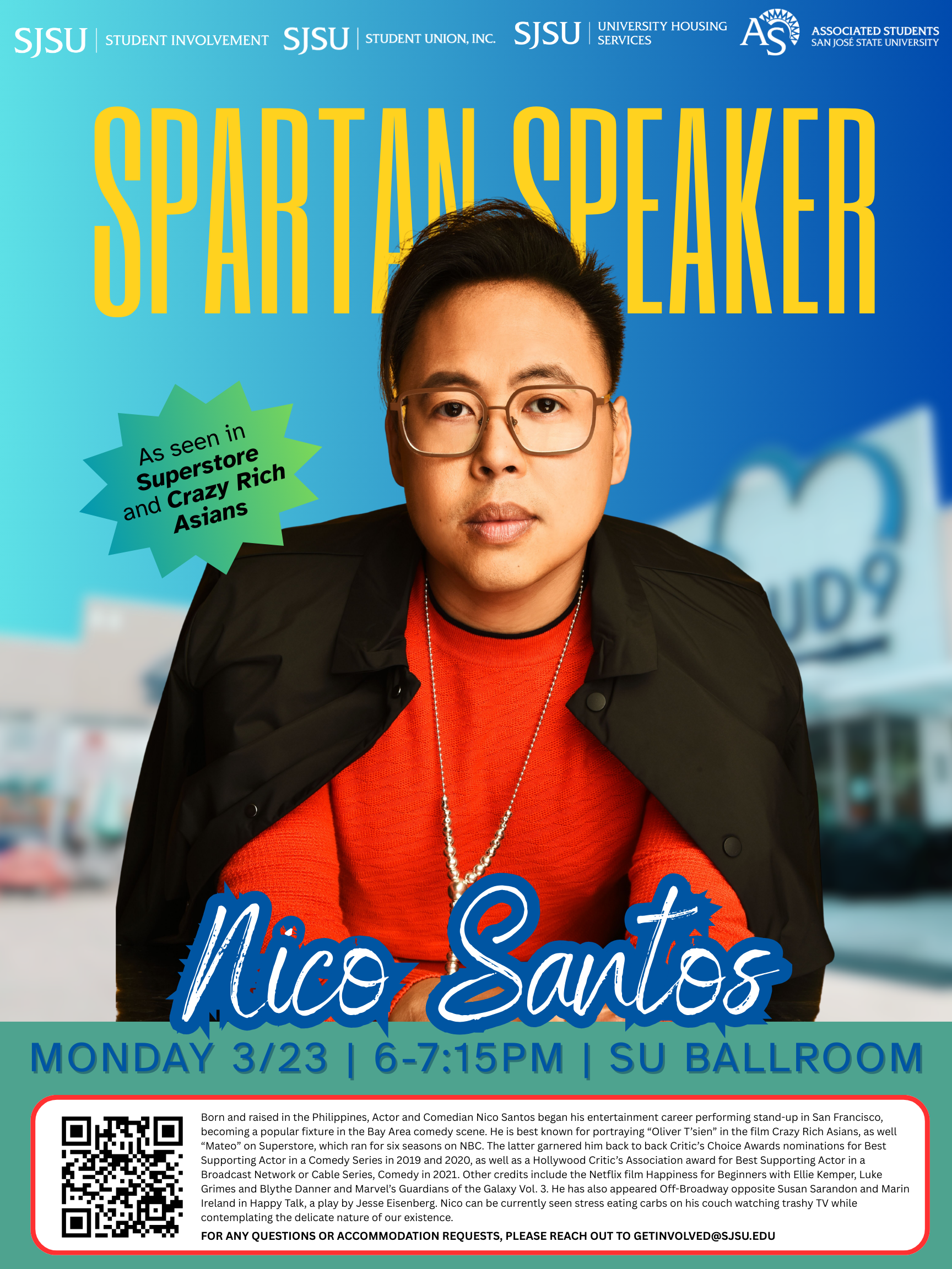 Spartan Speaker Series | Student Involvement